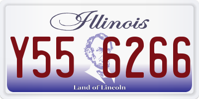 IL license plate Y556266