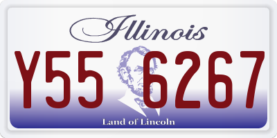 IL license plate Y556267