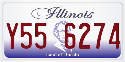 IL license plate Y556274