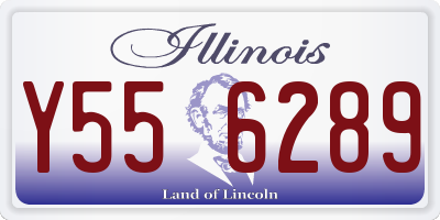 IL license plate Y556289