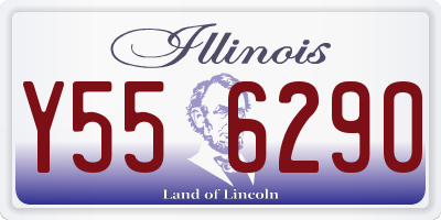 IL license plate Y556290