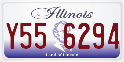 IL license plate Y556294