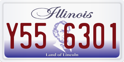 IL license plate Y556301