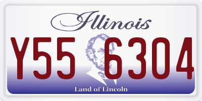 IL license plate Y556304