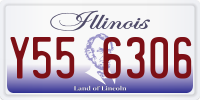IL license plate Y556306