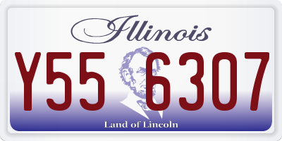 IL license plate Y556307