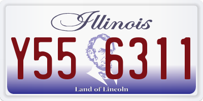 IL license plate Y556311