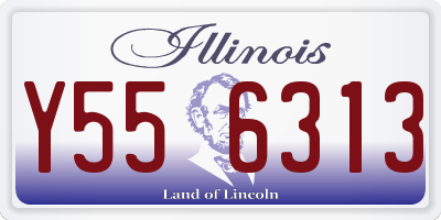 IL license plate Y556313