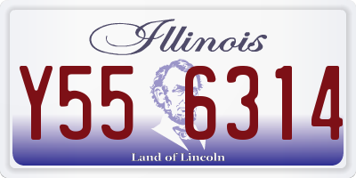 IL license plate Y556314