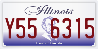 IL license plate Y556315