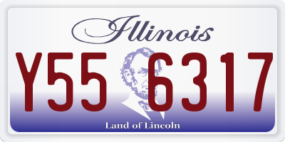 IL license plate Y556317