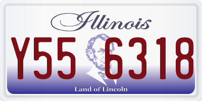 IL license plate Y556318