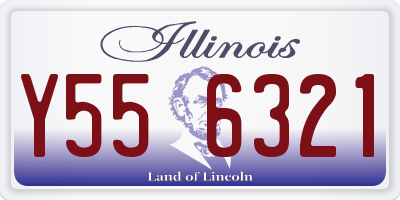 IL license plate Y556321