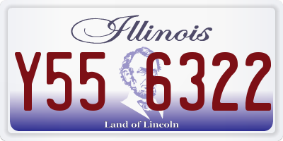 IL license plate Y556322
