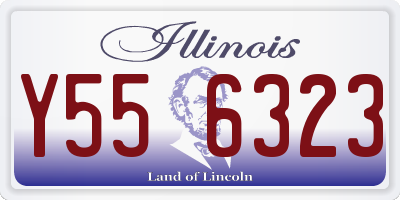IL license plate Y556323