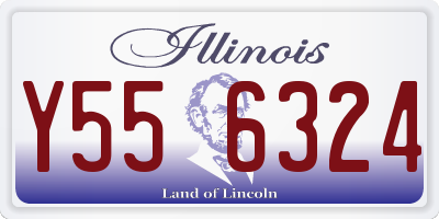 IL license plate Y556324