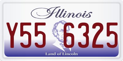 IL license plate Y556325