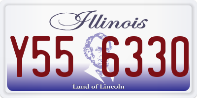 IL license plate Y556330