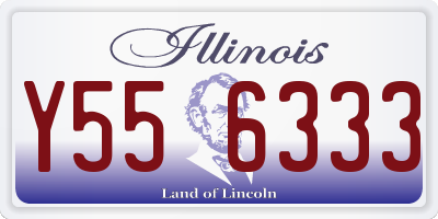 IL license plate Y556333