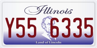 IL license plate Y556335