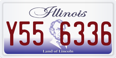 IL license plate Y556336