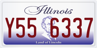 IL license plate Y556337