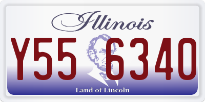 IL license plate Y556340