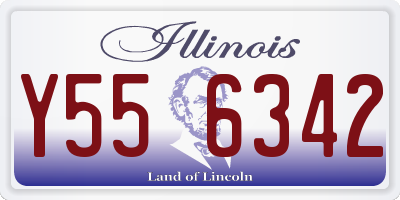 IL license plate Y556342