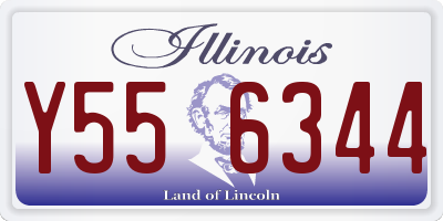 IL license plate Y556344