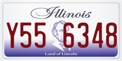 IL license plate Y556348