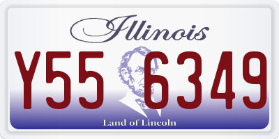 IL license plate Y556349