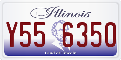 IL license plate Y556350