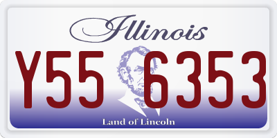 IL license plate Y556353