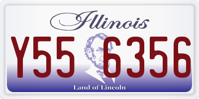 IL license plate Y556356