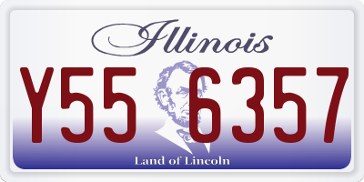 IL license plate Y556357