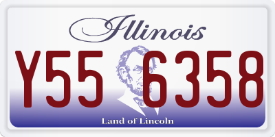 IL license plate Y556358