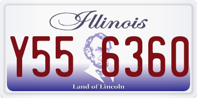 IL license plate Y556360
