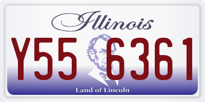 IL license plate Y556361