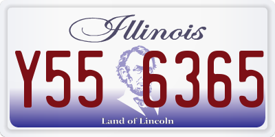 IL license plate Y556365