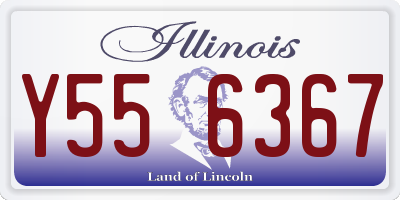 IL license plate Y556367
