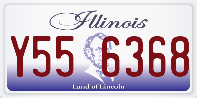 IL license plate Y556368