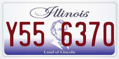 IL license plate Y556370