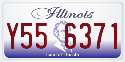 IL license plate Y556371