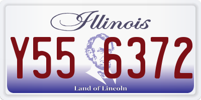 IL license plate Y556372