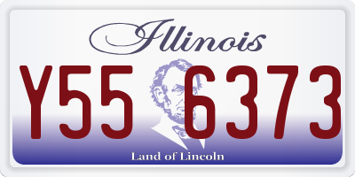 IL license plate Y556373