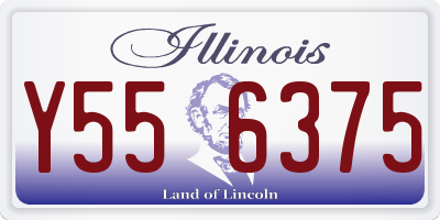 IL license plate Y556375