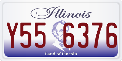 IL license plate Y556376