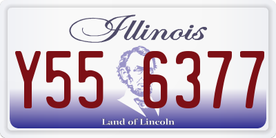 IL license plate Y556377