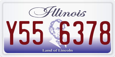 IL license plate Y556378