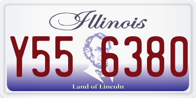 IL license plate Y556380